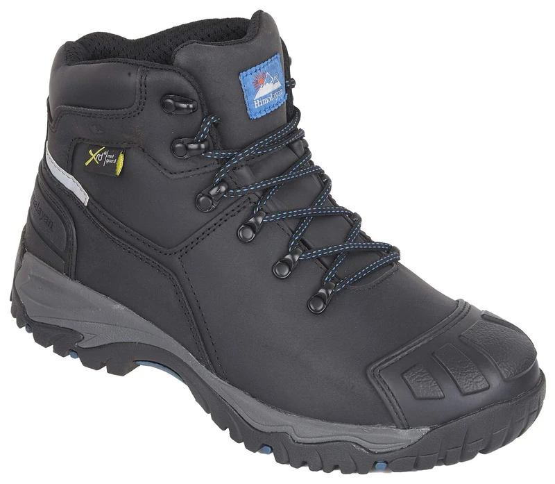 Himalayan 5208 Leather Waterproof Metguard Safety Boot, S3, SRC, 10 Size, Black