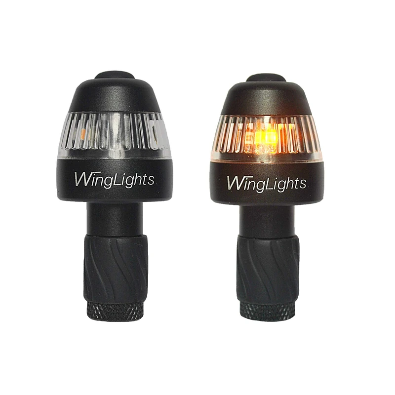 CYCL WingLights 360 Fixed Turn Signals/Direction Indicators and Permanent Position Lights for Bicycles and Electric Scooters - Image 1