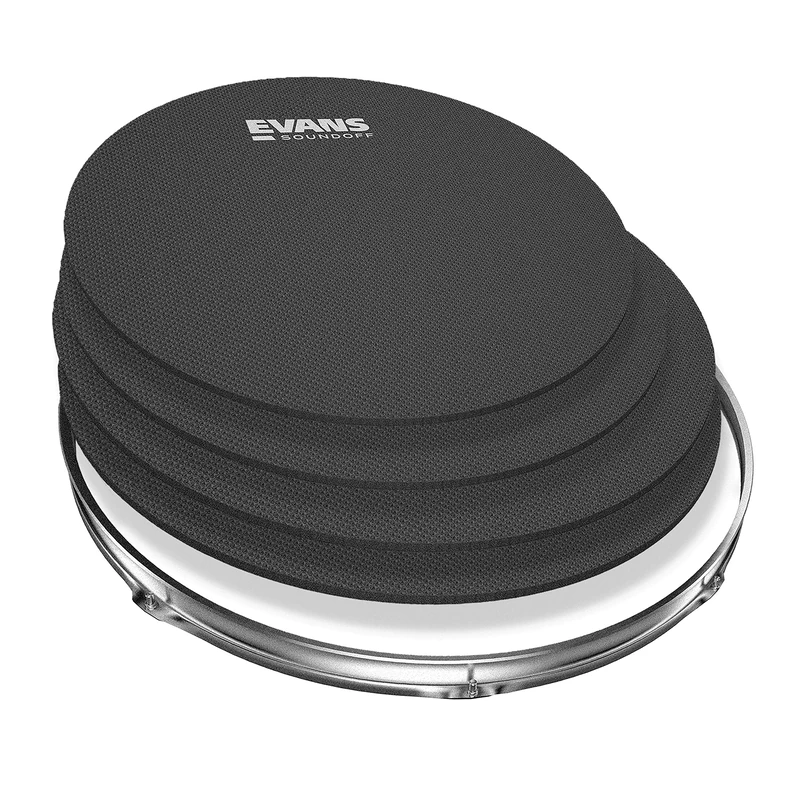 Evans SO-0246 SoundOff by Drum Mute Pack, Rock (10,12,14,16),Black