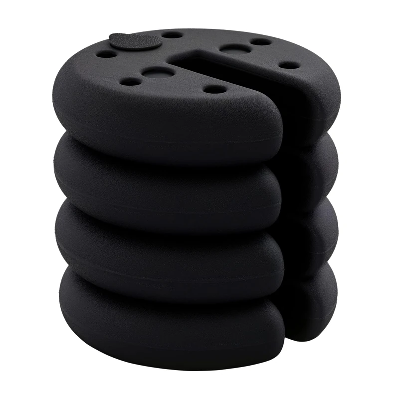 Outsunny Pop up Canopy Weight Set of 4, Heavy Duty Sand Fillable Tent Leg Weights for Marquee Party Tent Canopy, Total 20kg
