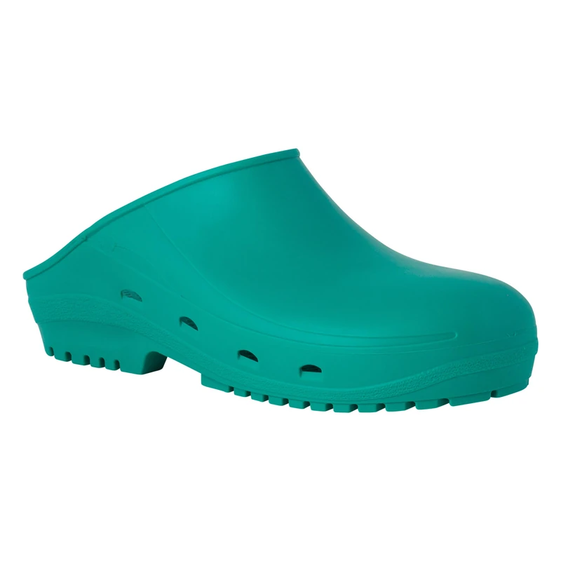 REPOSA Easy Model Sanitary Clogs, SRC Non-Slip Rubber Outsole, Anatomic Insole, Professional Socket in Thermoplastic Rubber Sterilizable in Autoclave, Anti-Static, Green, 10 UK - Image 1