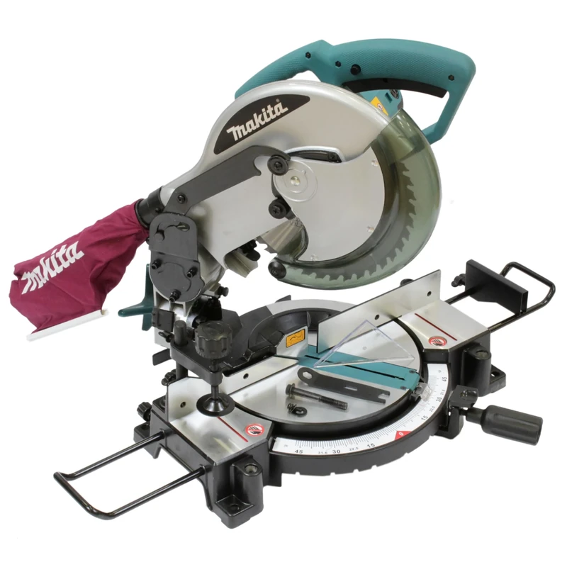 Makita MLS100N/2 240V 255mm Compact Mitre Saw - 130mm 90deg Cut