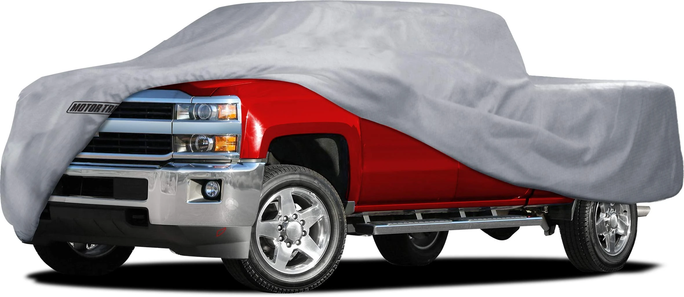 Motor Trend Custom Fit Truck Cover for Chevy Silverado 1500 2008-2018, Heavy Duty Car Cover Waterproof All Weather, Indoor Outdoor Heavy Duty Car Cover for Automobiles, Winter Storage