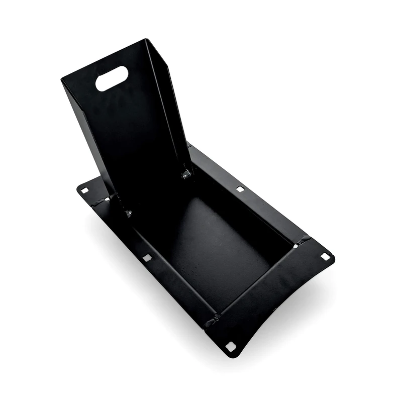 Camco Recessed Motorcycle Wheel Chock - Accommodates most tire sizes - Constructed of powder-coated steel (66101)