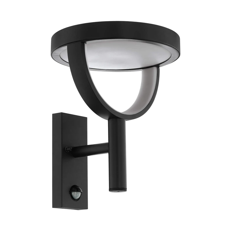 EGLO 98233 FRANCARI Exterior Wall Light with Sensor in Black