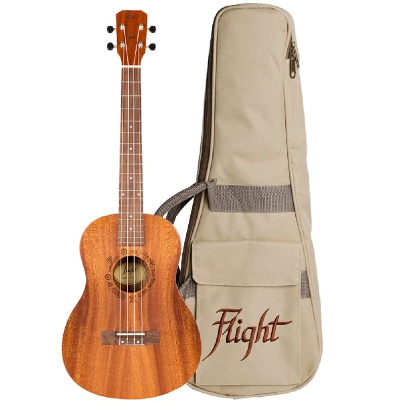 Flight: NUB310 Sapele Baritone Ukulele With Bag