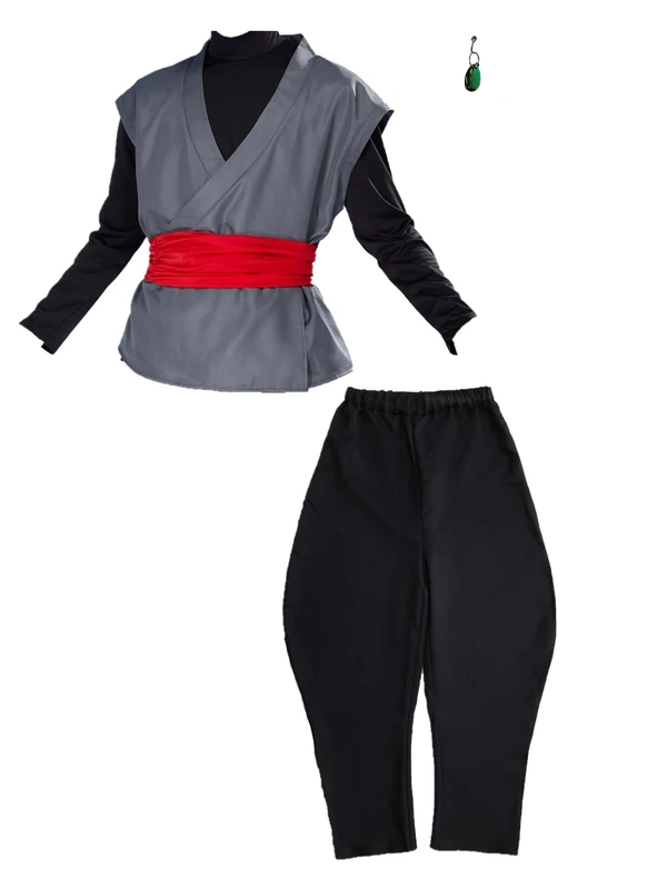 Coskidz Men's Son Goku Black Cosplay Costume - Black - Large
