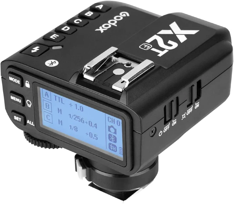 Godox X2T-F TTL Wireless Flash Trigger for Fujifilm, Support 1/8000s HSS Function, 5 Dedicated Group Button and 3 Function Button for Quick Setting