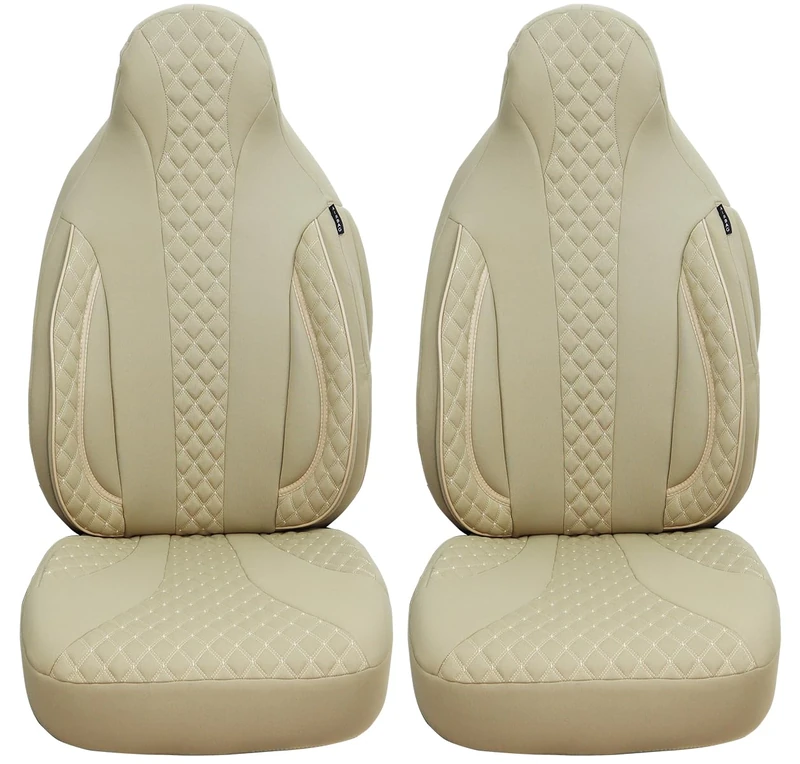 BREMER SITZBEZÜGE Seat covers compatible with Ford Edge driver and passenger from 2006-2015, colour number: PL405