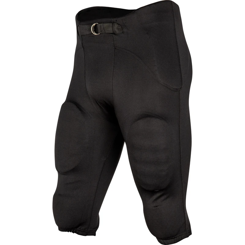 Champro Mens with Pads Safety Integrated Football Polyester Practice Pant, Black, 3X-Large US