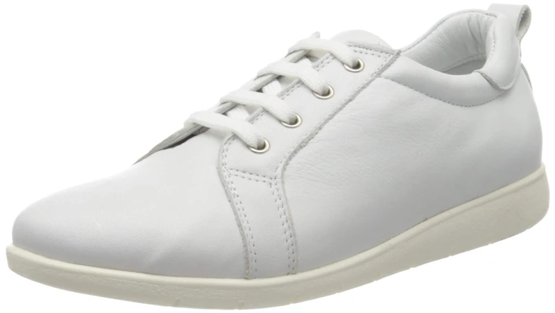 Andrea Conti Women's 1479604 Low-Top Sneakers, White (Weiß 001), 4.5 UK