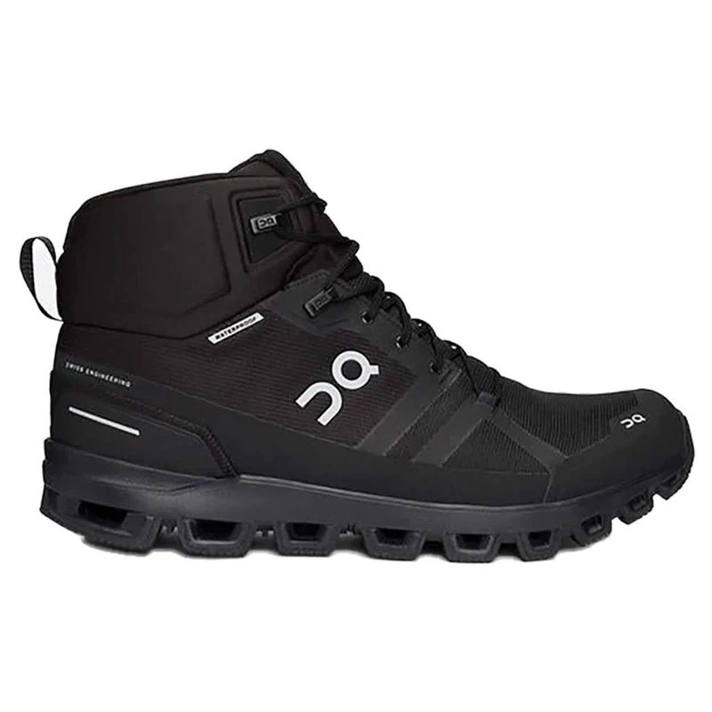 On 23.99854 Cloudrock Waterproof 1 Men All Black UK 8