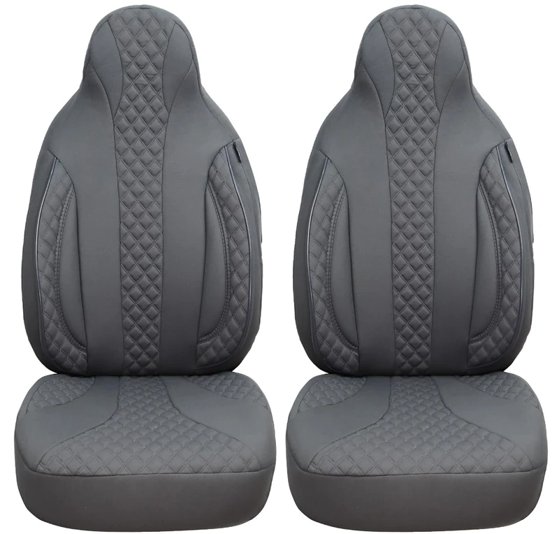 BREMER SITZBEZÜGE Seat covers for Vauxhall Vivaro driver and passenger from 2001-2018, colour number: PL409