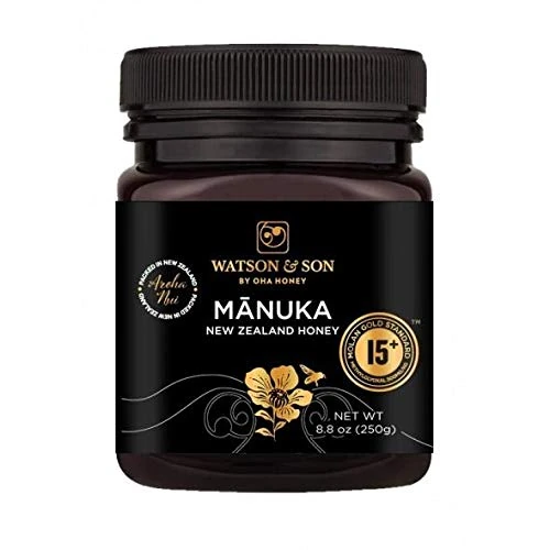 Watson & Son Black Label Manuka Honey Mgs15+ (Mgo500) 250G