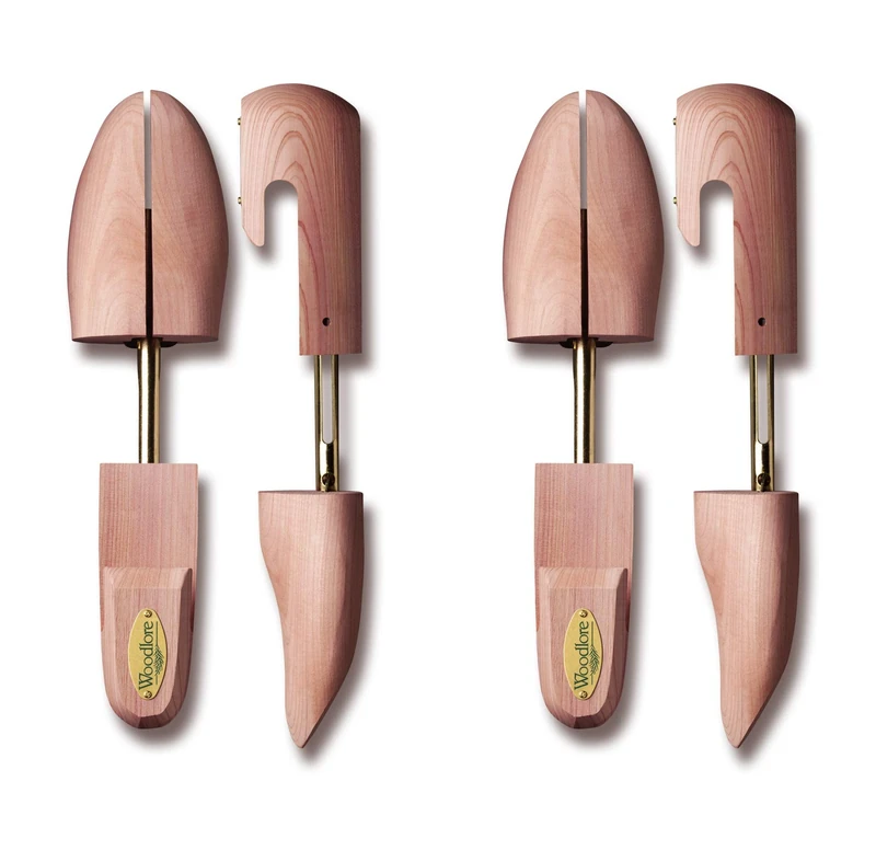 Allen Edmonds Woodlore Shoe Trees for Men 2-Pack Men's Combination Aromatic Red Cedar Shoe Trees (for Two Pairs of Shoes) Made in The USA