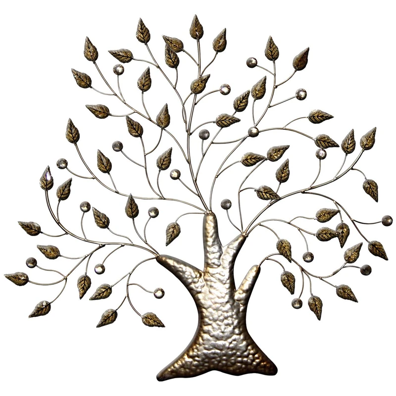 Carrick Design Wall Art, Metal, Brown, One Size