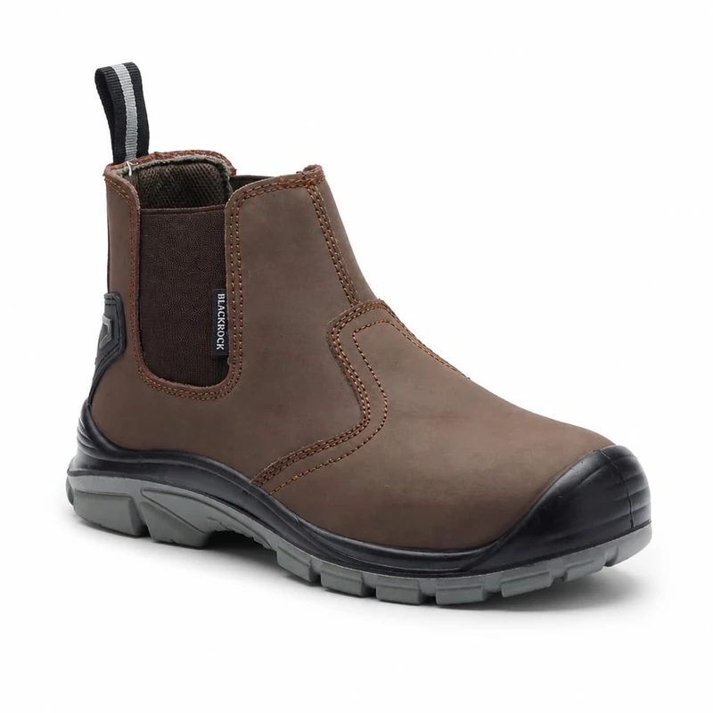 Blackrock Pendle Composite Safety Dealer Boots, Composite Safety Shoes, Wide Fit, Non-Metal Toe Cap, Mens Womens Work Boots, Slip-On Work Shoes
