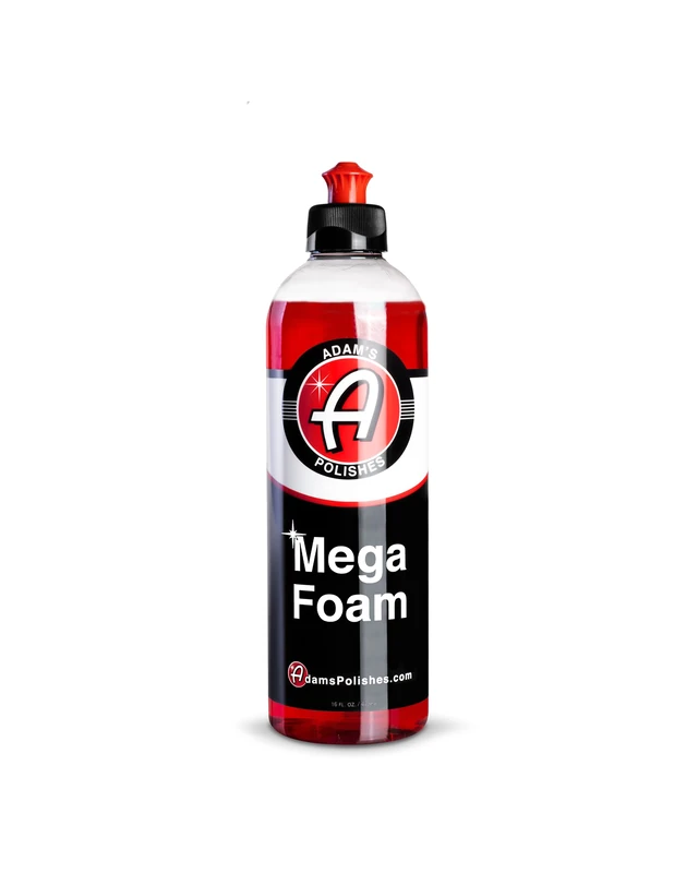 Adam’s Mega Foam Shampoo - pH Neutral Wash Soap Designed For Maximum Foam Suds In Your Bucket, Foam Cannon, Foam Gun, Sponge, Mitt, Chamois - Won’t Strip Or Remove Wax Sealants or Ceramic Coatings