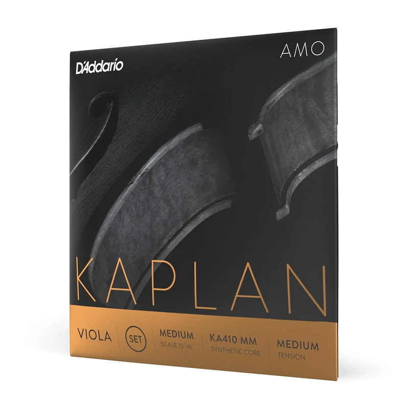 D'Addario Kaplan Amo Viola Strings - Full Set - KA410 MM - Viola Strings - Medium Scale, Medium Tension