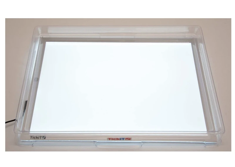 TickiT 72046 Light Panel Cover Tray - Clear A3 Plastic Cover