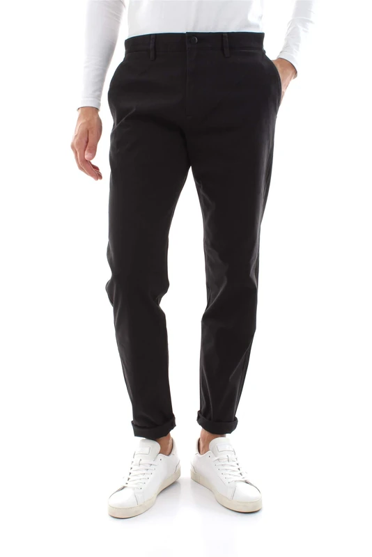 Dockers Men's Smart 360 Flex Chino Tapered Trouser, Black (Black 0013), 31W 30L UK