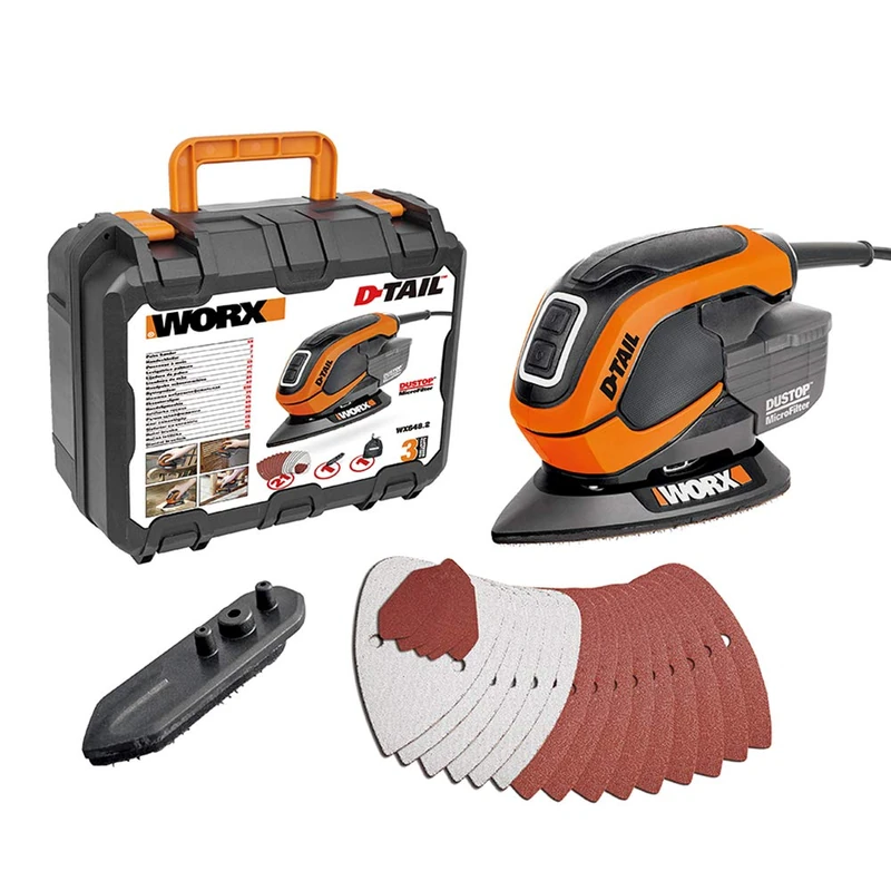 Worx WX648.2 Multisander 65W, Black