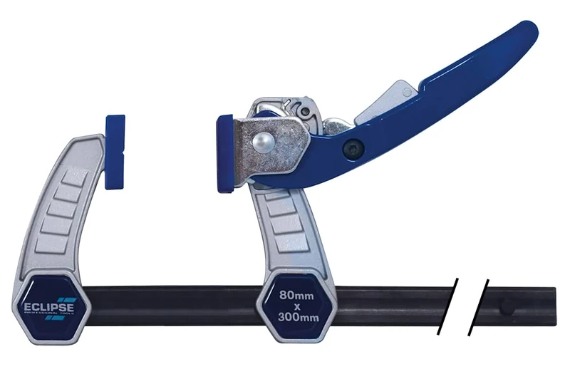 Eclipse Professional Tools ELC80-12 30cm Quick Release Lever Clamp 80mm Jaw Depth