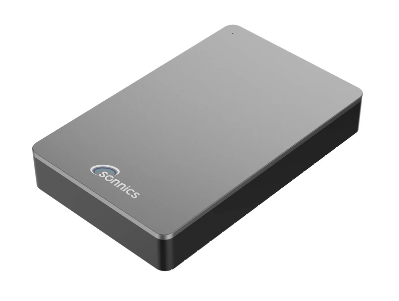 Sonnics 1TB Grey External Desktop Hard drive USB 3.0 for use with Windows PC, Mac, Smart tv, XBOX ONE & PS4