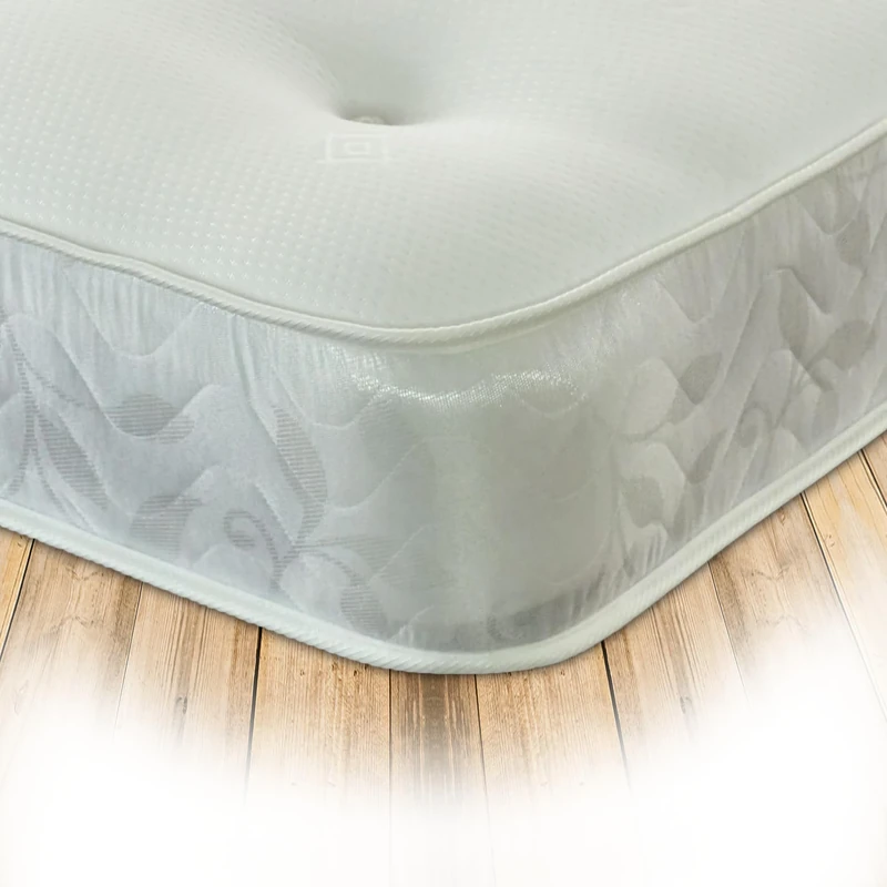 Starlight Beds Galaxy Hand Tufted Hybrid Sprung and Memory Foam European Single Mattress - 20cm Deep, White, 90x200x20cm