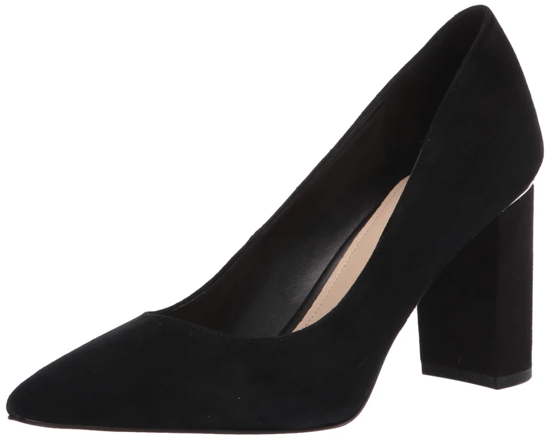 Marc Fisher Women's Viviene Pump, Black Suede, 6.5 UK