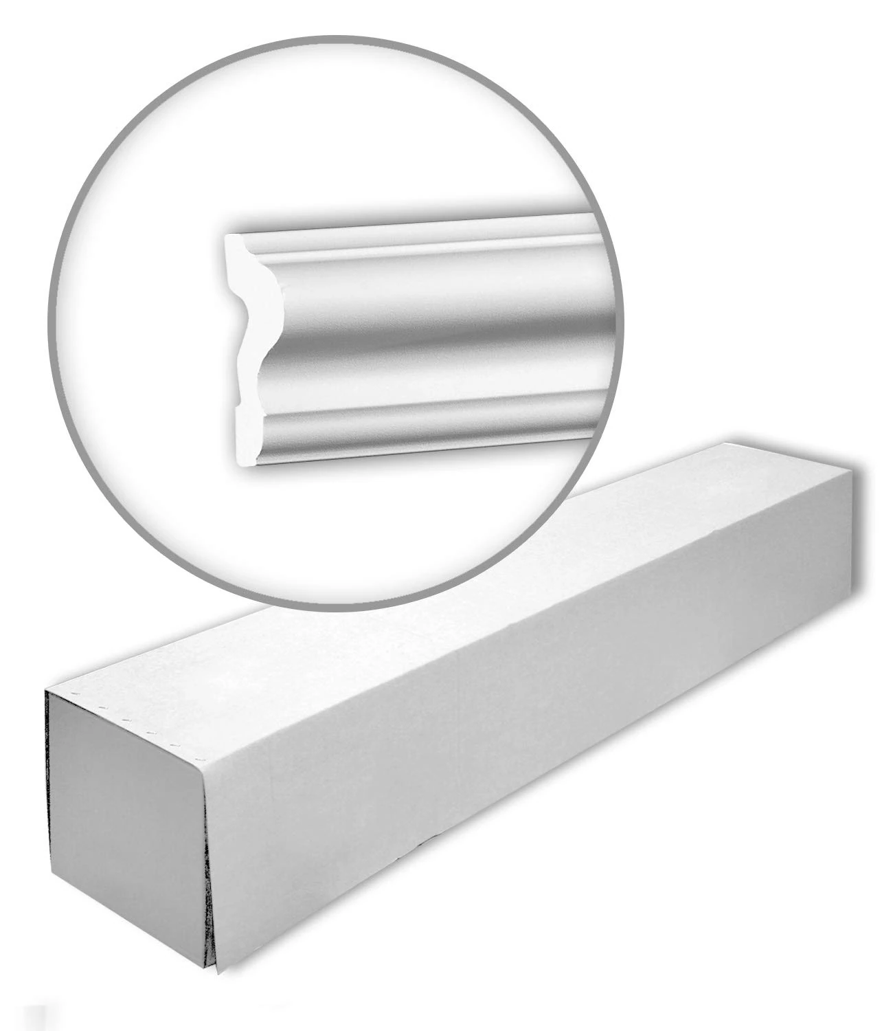 PRO[f]home® - 651302 1 Box 24 Pieces Panel Moulding 48 m Profhome