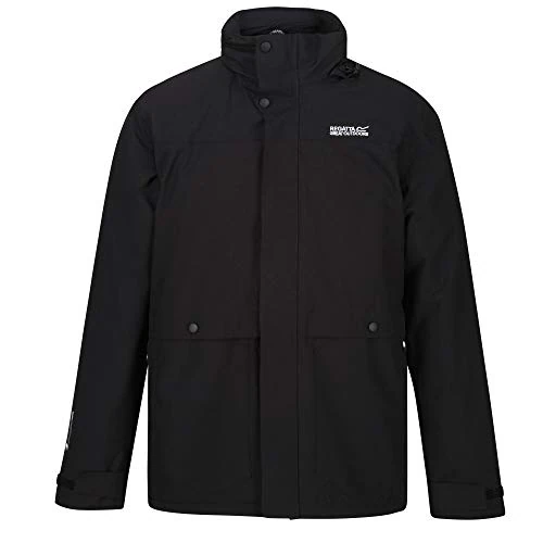 Regatta Men's Hackber II Waterproof & Breathable Thermo-Guard Insulated Concealed Hooded Hiking Jacket Waterproof Insulated Jacket - Image 1