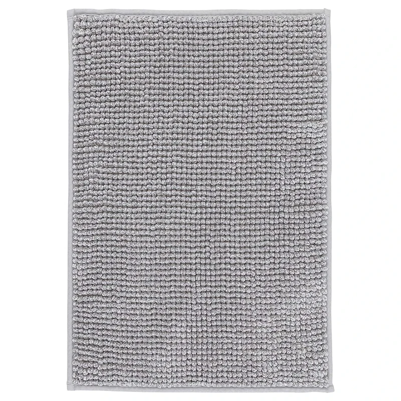 IKEA Toftbo Bath Mat - Gray and White Melange Microfibre - Image 1