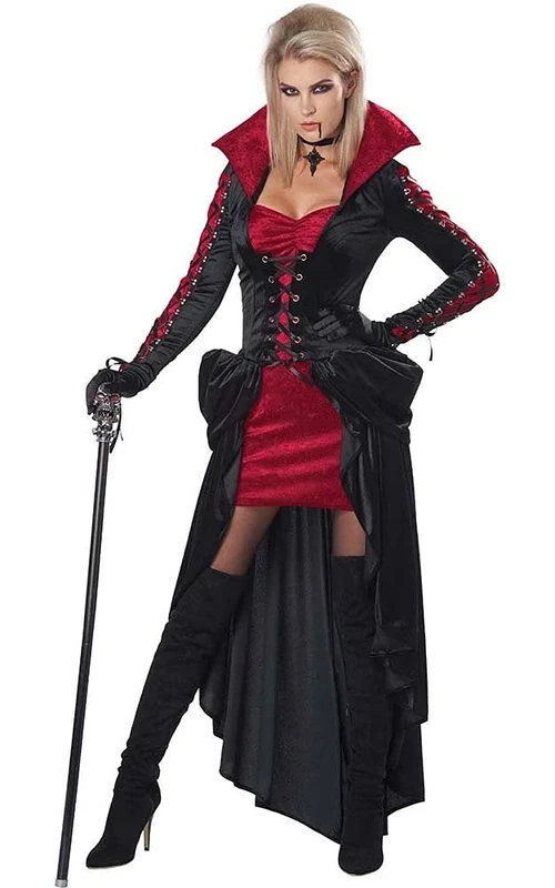 California Costumes 01451 Bloodthirsty Vixen Character Adult Sized Costumes, Black/Red, Medium