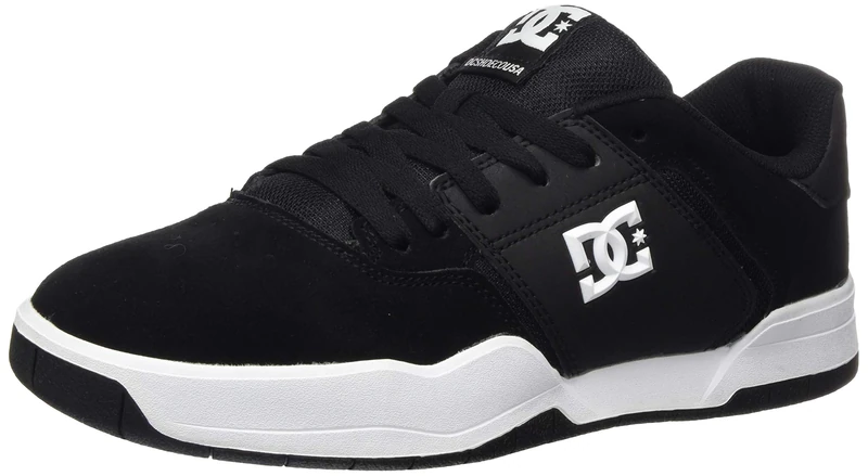 Dc Shoes Men's Central Shoe, Black/White, 40
