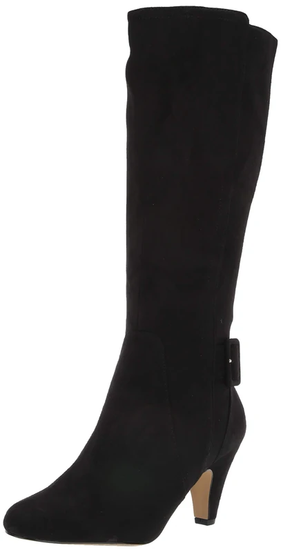 Bella Vita Women's Troy II Dress Boot Knee High, Black (Black Suede), 4.5 UK