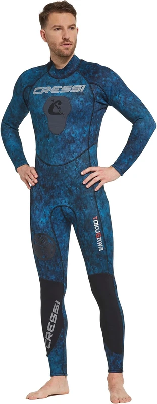 Cressi Tokugawa Man Monopiece 3mm - One-piece wetsuit in 3mm camouflage neoprene