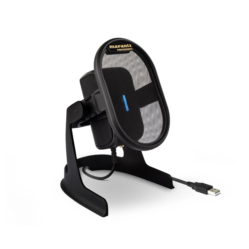 Marantz Professional Umpire – USB Microphone For Recording, Podcasting, Streaming and Gaming With Desktop Stand, Pop Filter and Shockmount