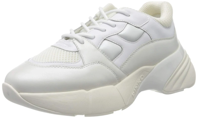 Pinko 1H20PQ Women’s Slip On Trainers, White (Bianco Brillante Z04), 8 UK