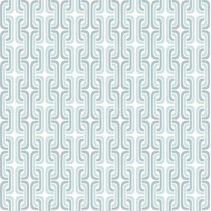 RoomMates RMK11335RL Light Blue Mod Lattice Peel and Stick Wallpaper
