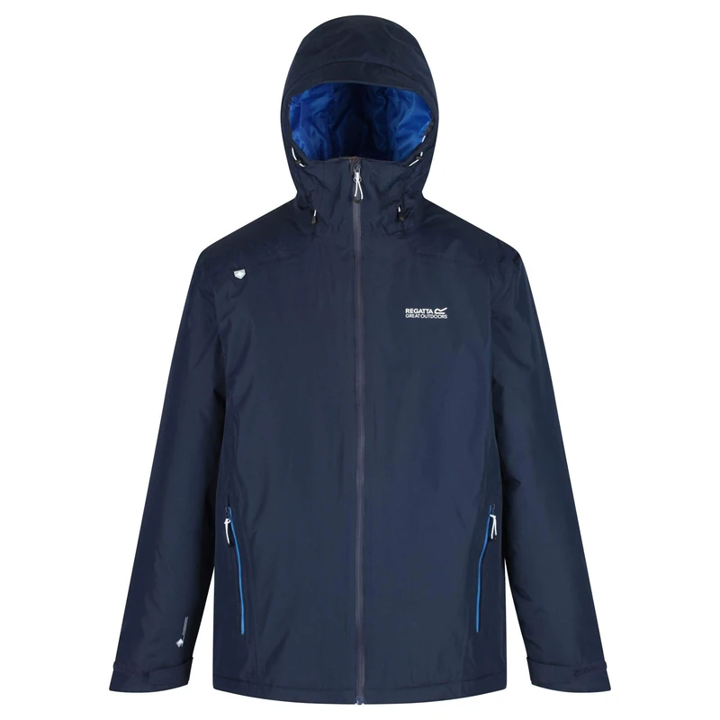 Regatta Mens Thornridge II Waterproof Insulated Jacket with Thermoguard Insulation and Consealed Hood, Perfect for Outdoors & Hiking