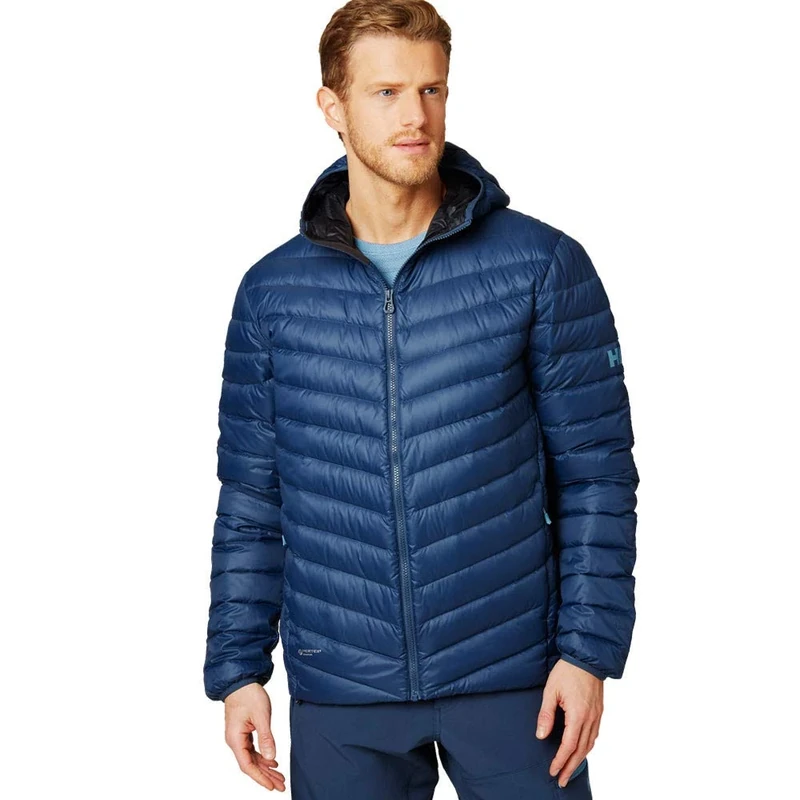 Helly Hansen Men's Verglas Hooded Down Insulator Track Jacket Not Applicable, Blue (Azul 603), X-Large - Image 1