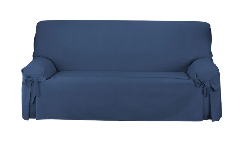 Martina Home Sofa Cover Ties Turia 4 Seater Navy