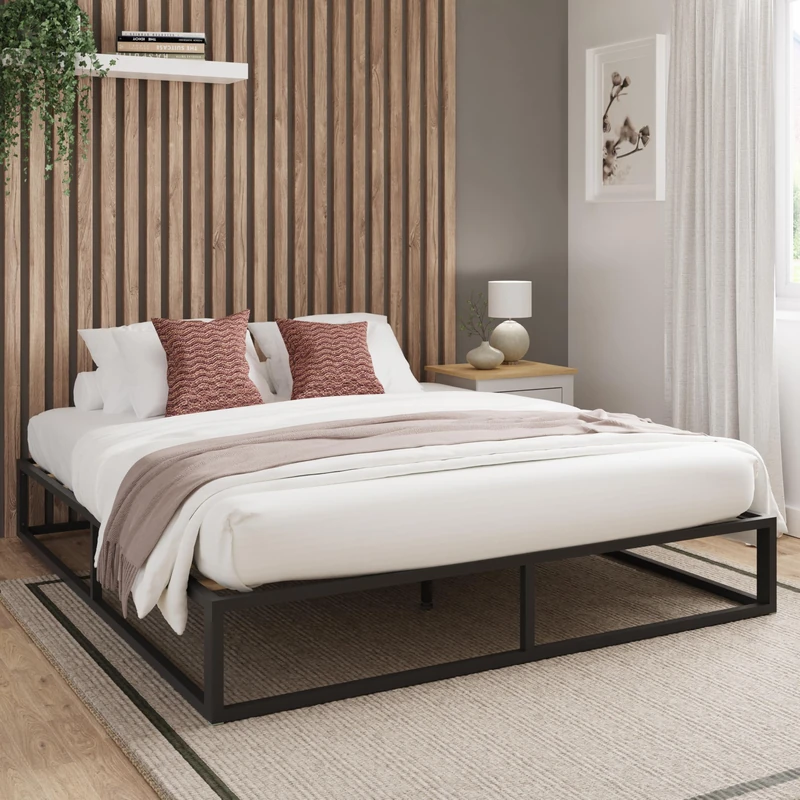 GFW Urban Metal Platform Double Bed Bed Frame
