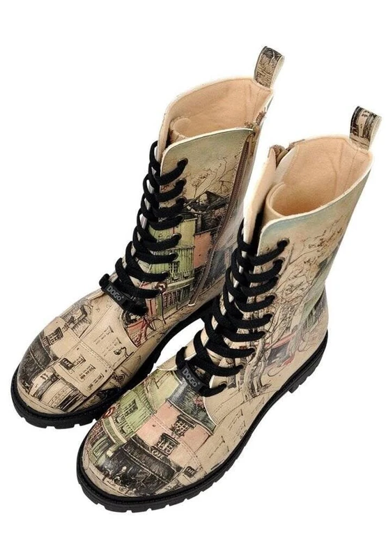 DOGO Women's Zipsy Mid Calf Boot, Multicolore, 10 UK