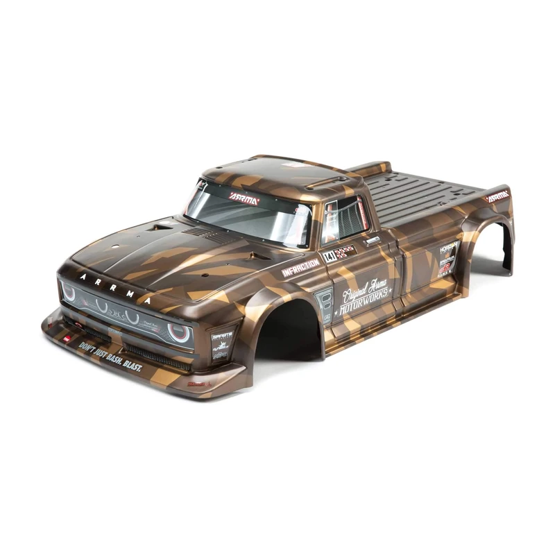 ARRMA Finished Body, Matt Bronze Camo: Injury 6S BLX