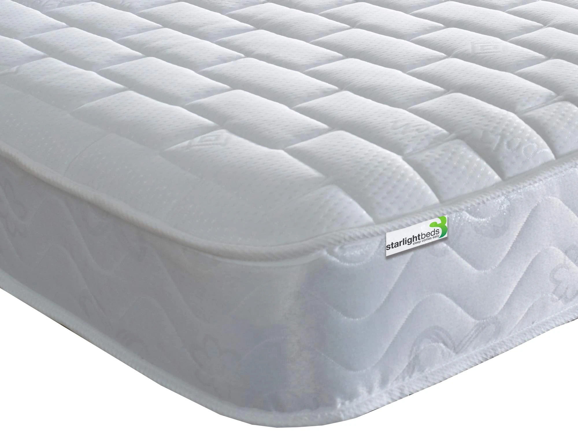 Starlight Beds - Shorty Mattress (2ft6 x 5ft9) (75cm x 175cm) Shorty Memory Foam Sprung Mattress