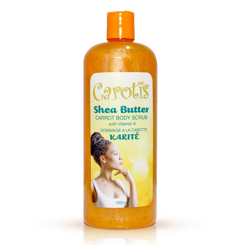Carotis, Shea Butter Body Wash – 33.8 Fl Oz / 1000ml – Skin Brightening Shower Gel, Formulated to Revotalize and Nourish Skin, with Vitamin A