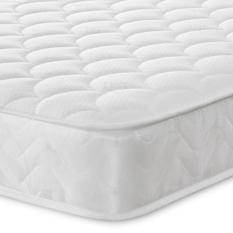 eXtreme comfort ltd Cooltouch Ortho-Shell Hybrid Memory Foam & Pinna-Coil Bonnell Innerspring Memory Foam Mattress Plush Feel, White,18cms Deep, 2ft6 Small Single Mattress 75cm by 190cm