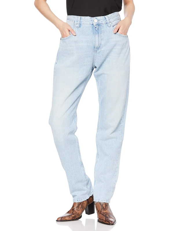REPLAY Women's Marty Boyfriend Jeans Not Applicable, Blue (Light Blue 10), No Aplica /L28 (Manufacturer Size: 24)
